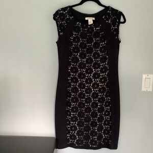 Laundry by Design Black Lace Mini Dress